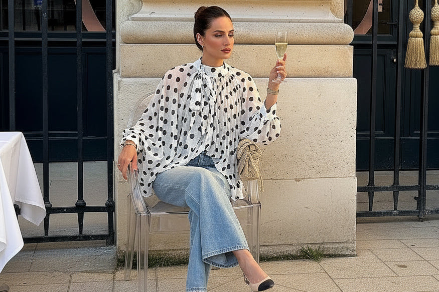 Stylish Minimalist And Relaxed Fit Long Sleeve Top For Women