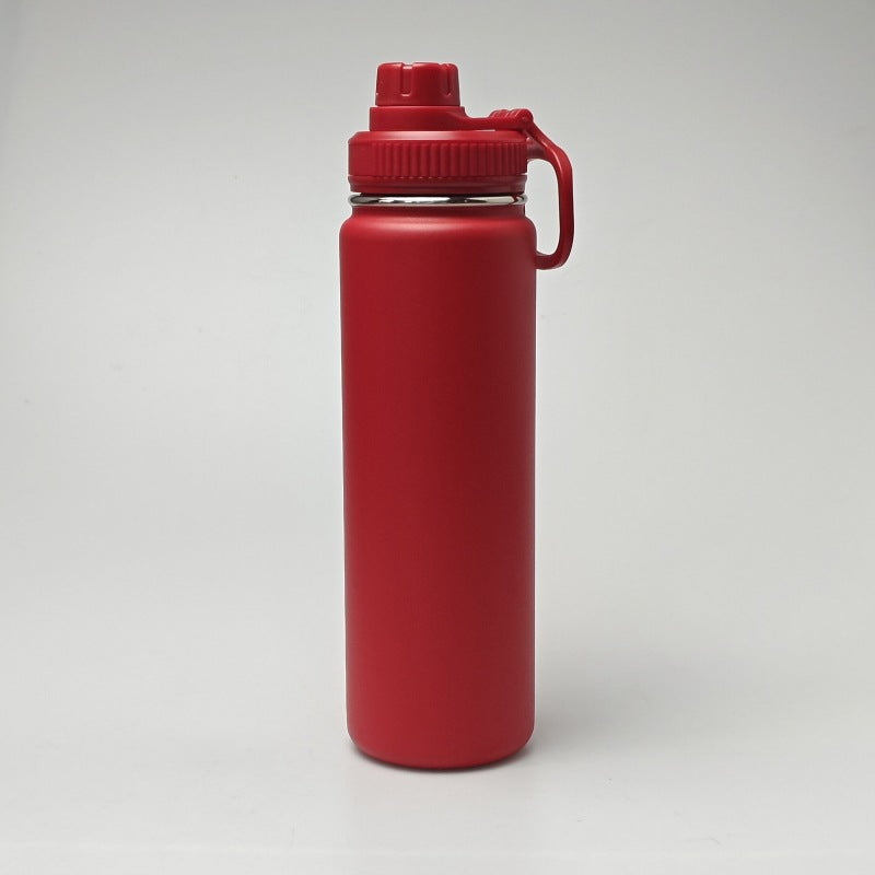 Dopamine Color Scheme Fitness Yoga Water Bottle 710ml Large Capacity Stainless Steel Portable Insulation