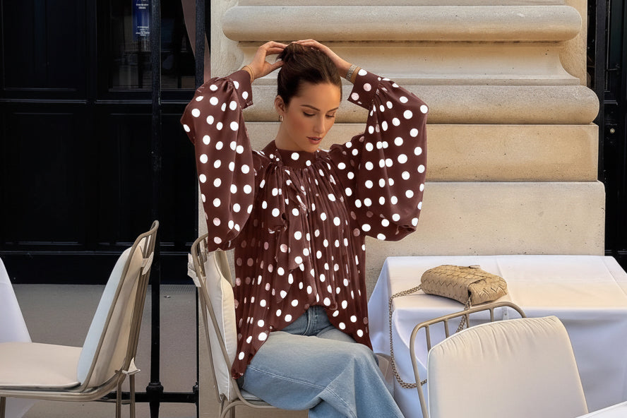 Stylish Minimalist And Relaxed Fit Long Sleeve Top For Women