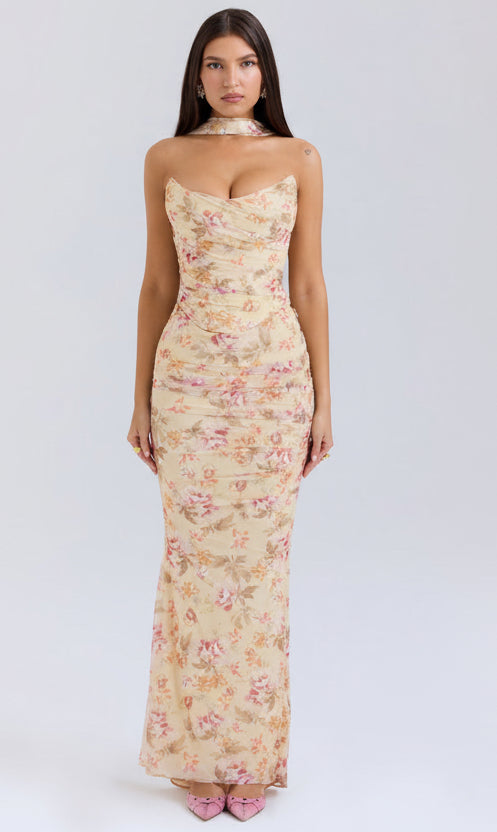 Women's Tube Top Sheath Slim Fit Suit