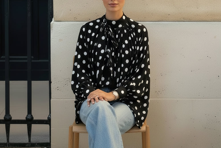 Stylish Minimalist And Relaxed Fit Long Sleeve Top For Women