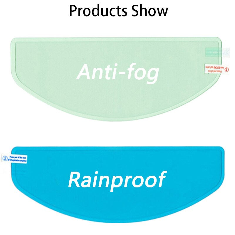 Universal Motorcycle Helmet Anti Fog Film and Rainproof Film