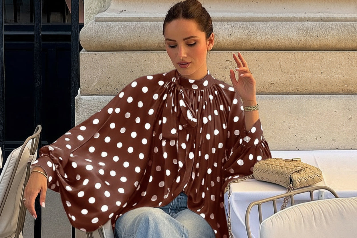 Stylish Minimalist And Relaxed Fit Long Sleeve Top For Women