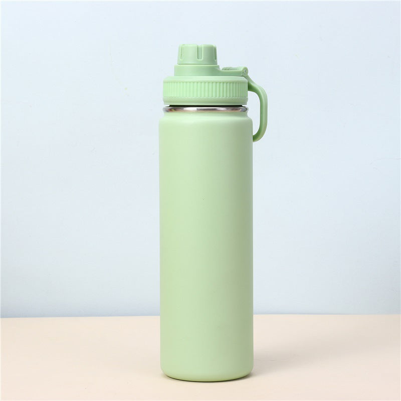 Dopamine Color Scheme Fitness Yoga Water Bottle 710ml Large Capacity Stainless Steel Portable Insulation